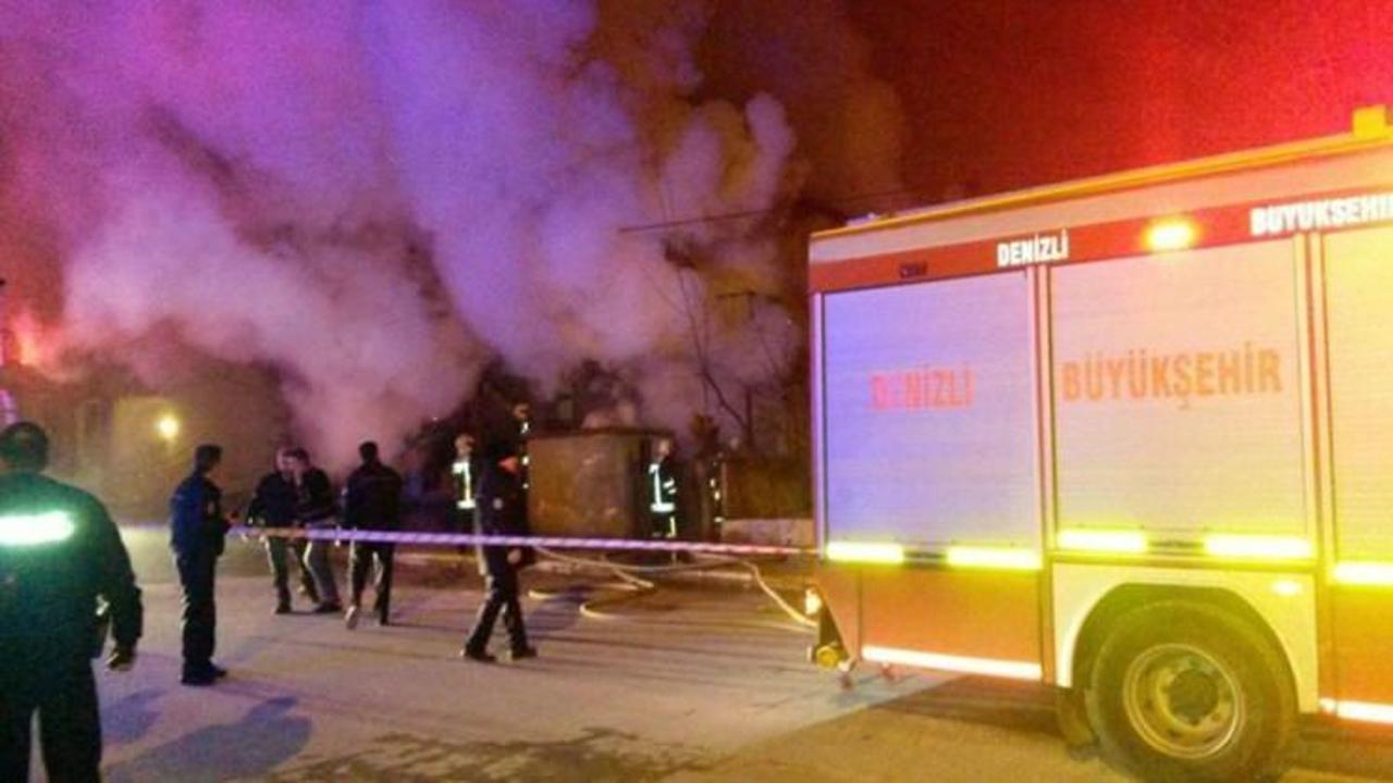 Denizli'de yangın: 2 ölü