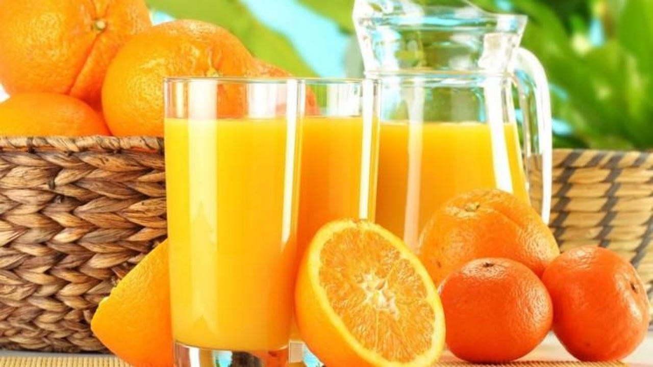 Portakal suyu içerek gripten korunun