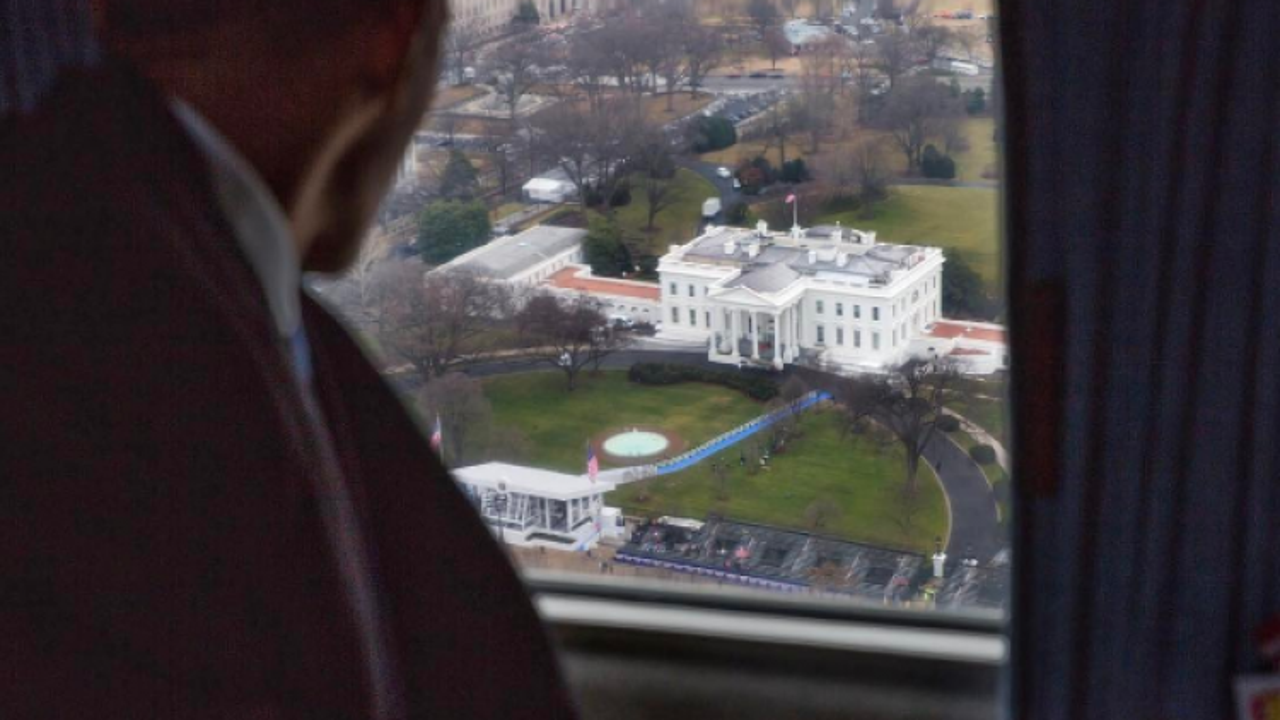 Barack Obama'dan Beyaz Saray'a son bakış! 