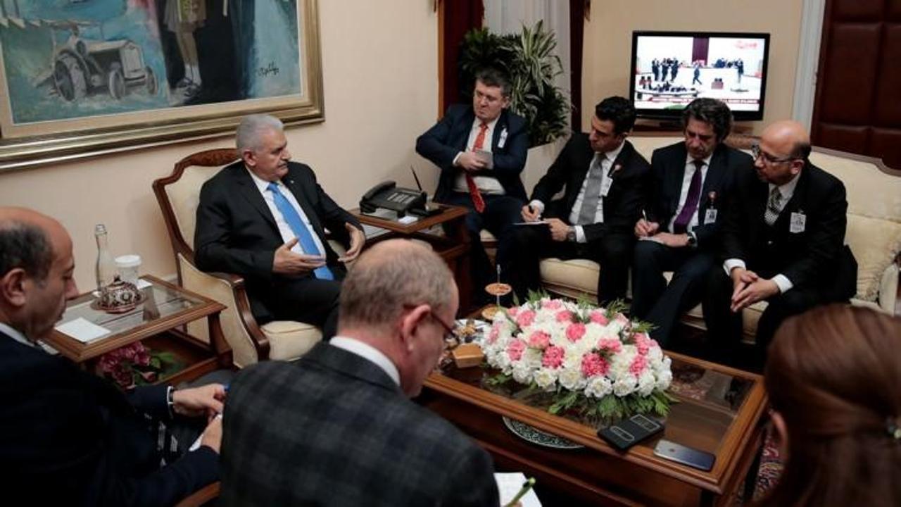 Başbakan Yıldırım, medya temsilcileriyle görüştü