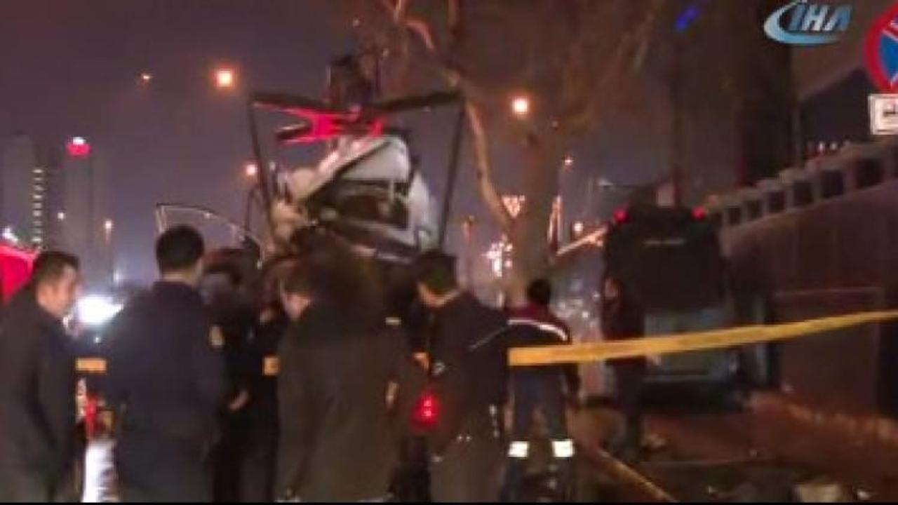 Başkent’te kaza: 2’si polis 3 yaralı 