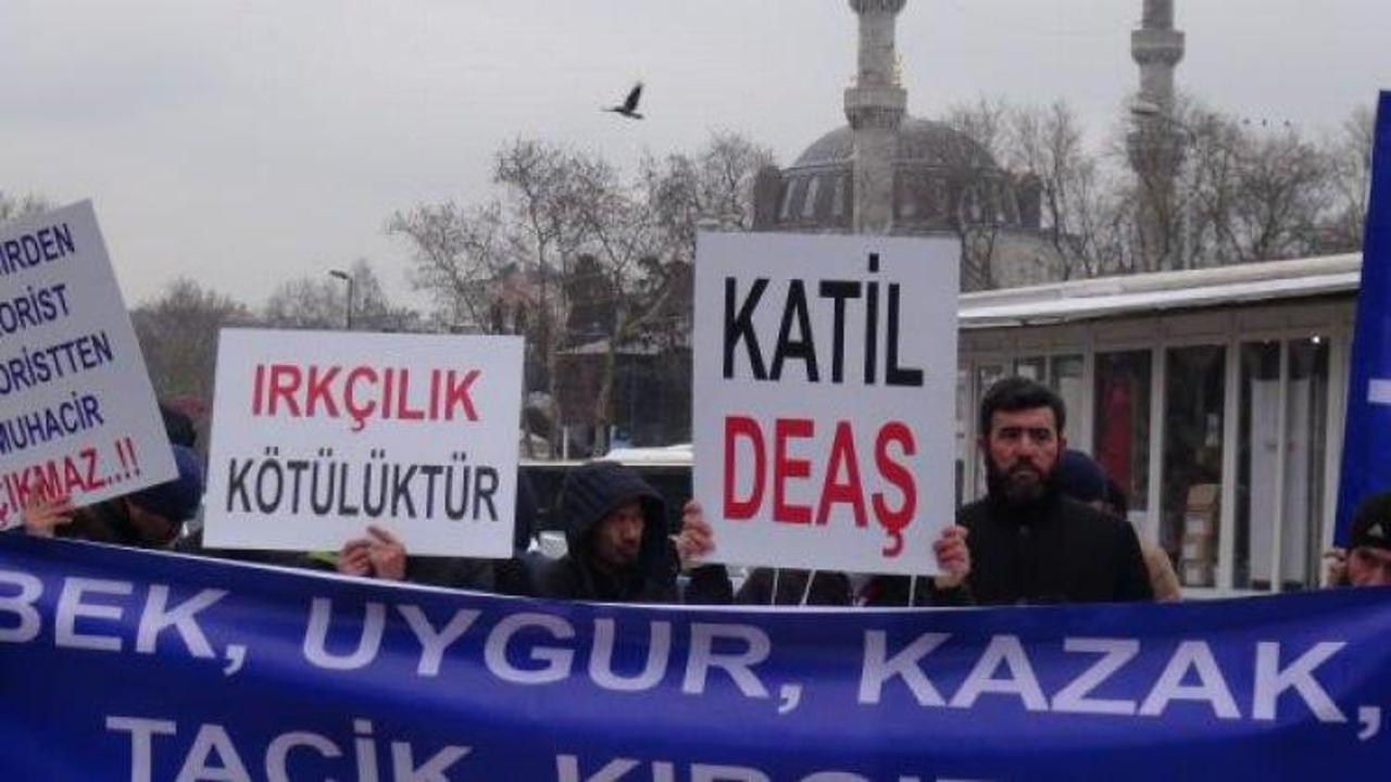 Türkistanlı muhacirler DAEŞ terörünü kınadı