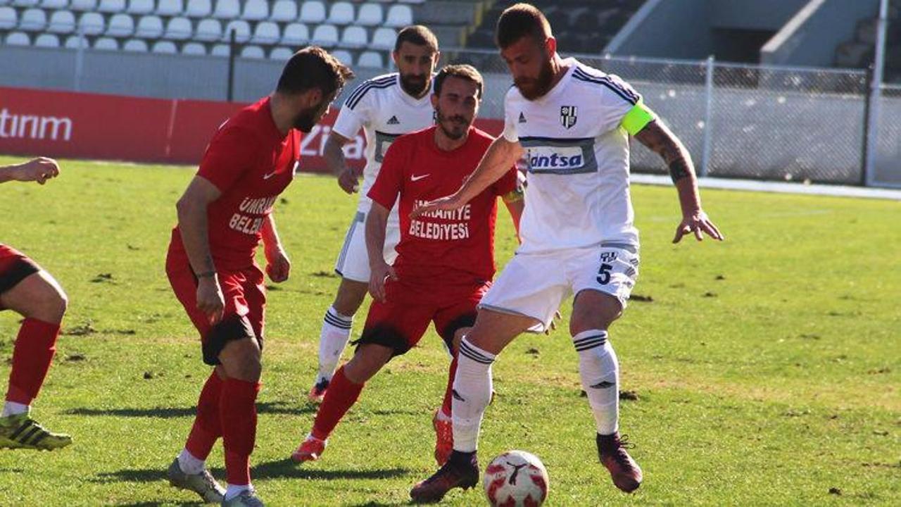 Ümraniyespor tek golle turu kaptı!