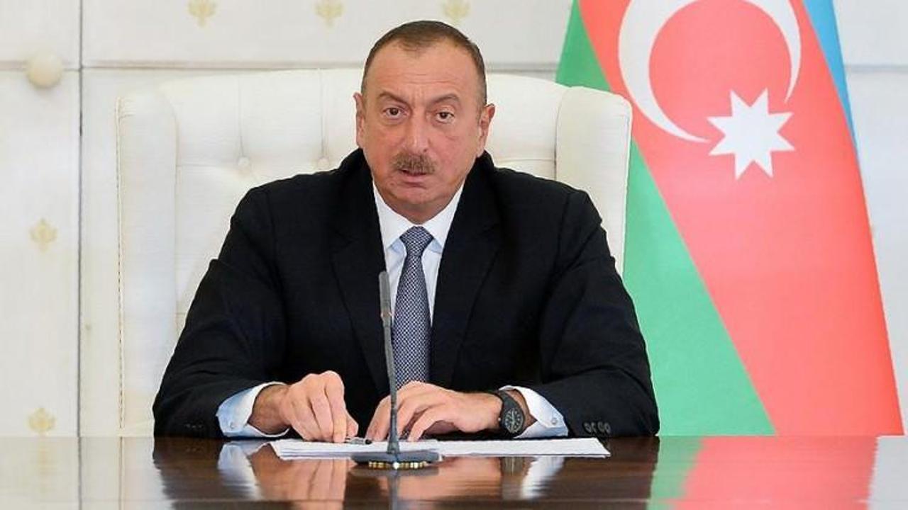 Aliyev'den sert Karabağ açıklaması!