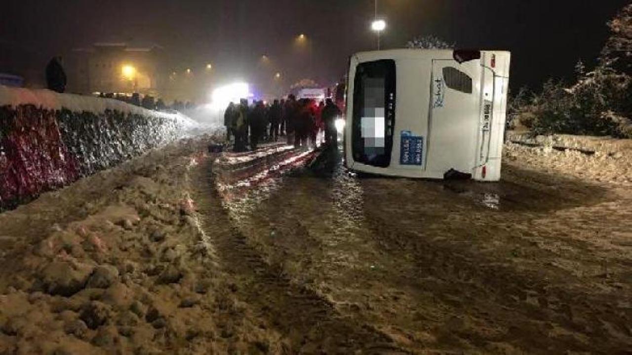 Bartın'da yolcu otobüsü devrildi: 2 ölü, 6 yaralı