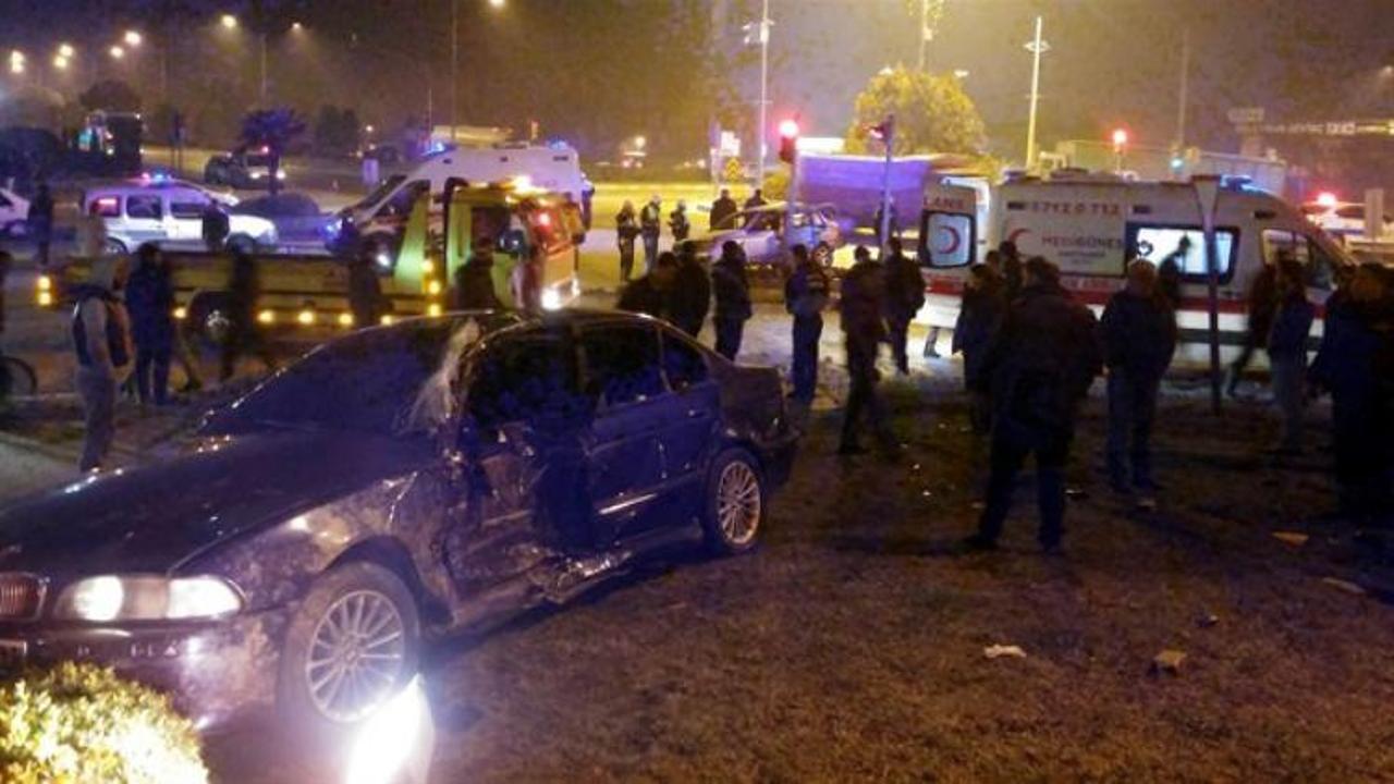 Manisa'da feci kaza: 10 yaralı