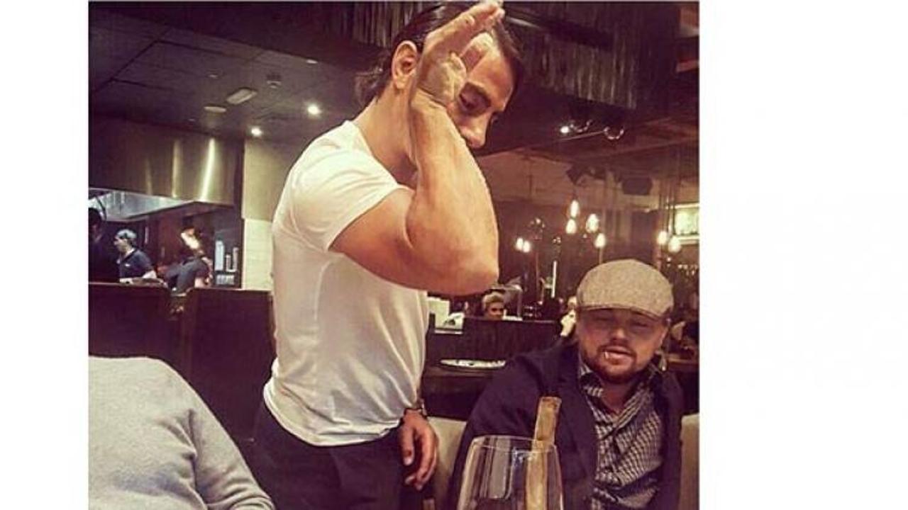 Nusret sınır tanımıyor! Di Caprio servisi
