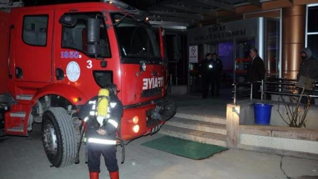 Tokat'ta Devlet Hastanesi'nde yangın paniği