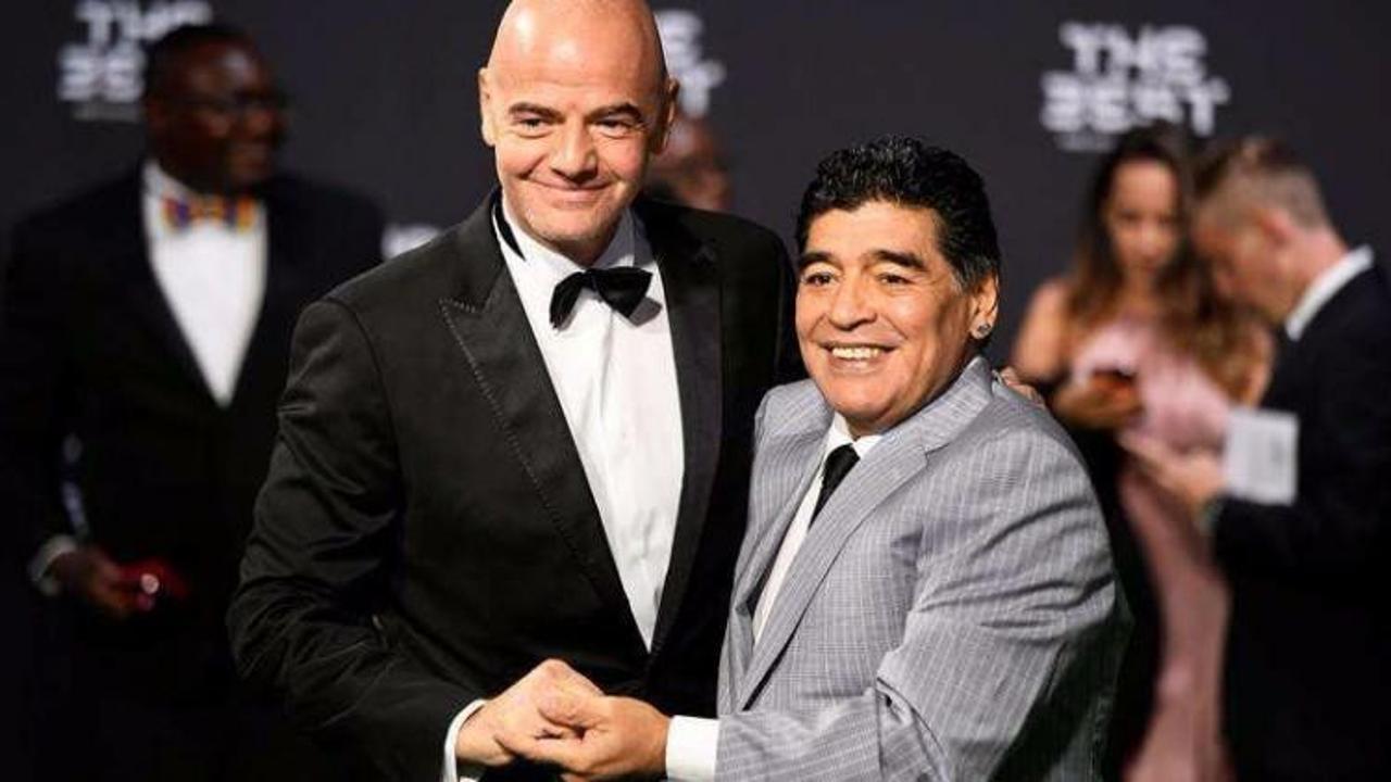Maradona FIFA'da göreve başladı