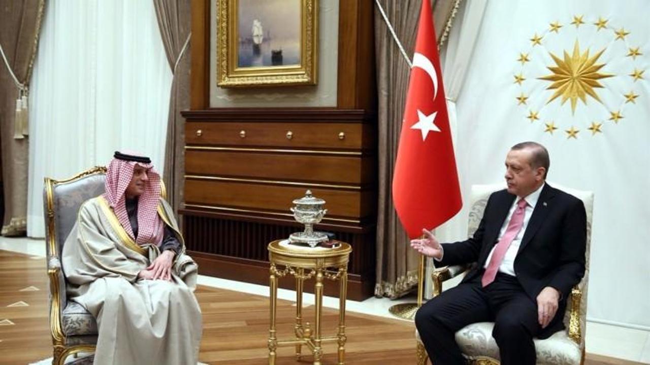 Erdoğan Suudi Bakan'ı kabul etti