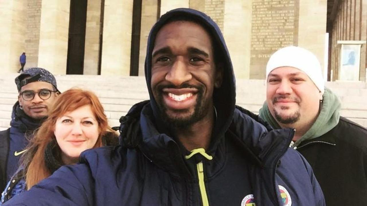 Ekpe Udoh, Anıtkabir'i ziyaret etti