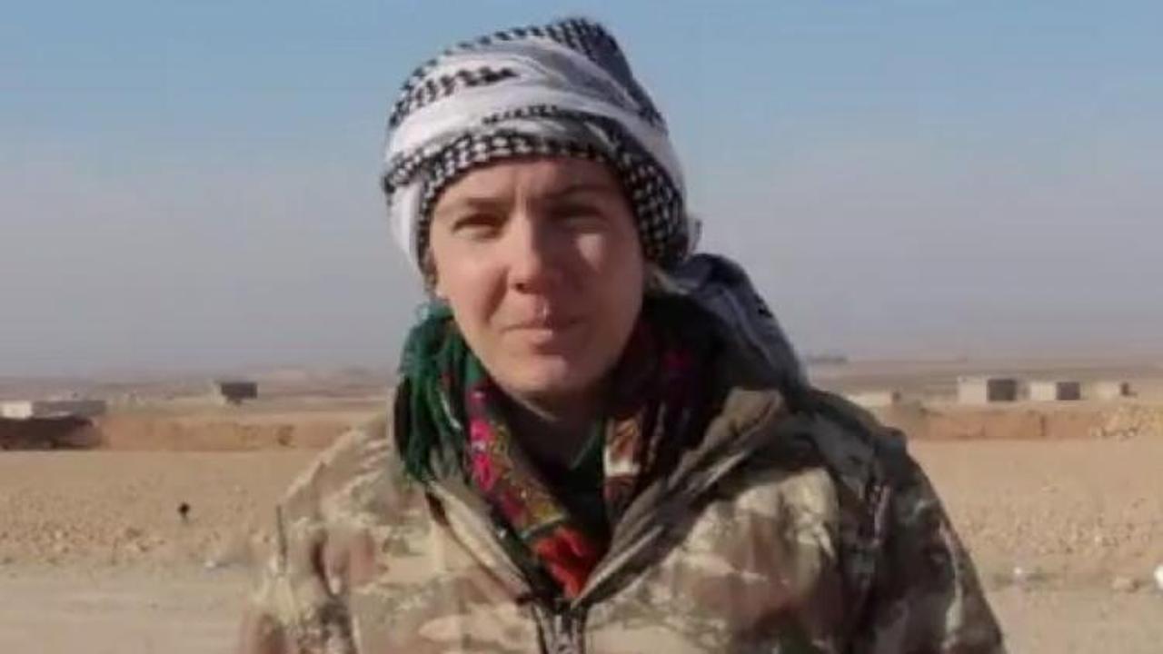PYD saflarında İngiliz kadın terörist!
