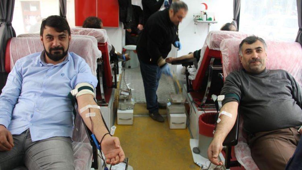 Suşehri'nde Kızılay'dan kan bağışı kampanyası