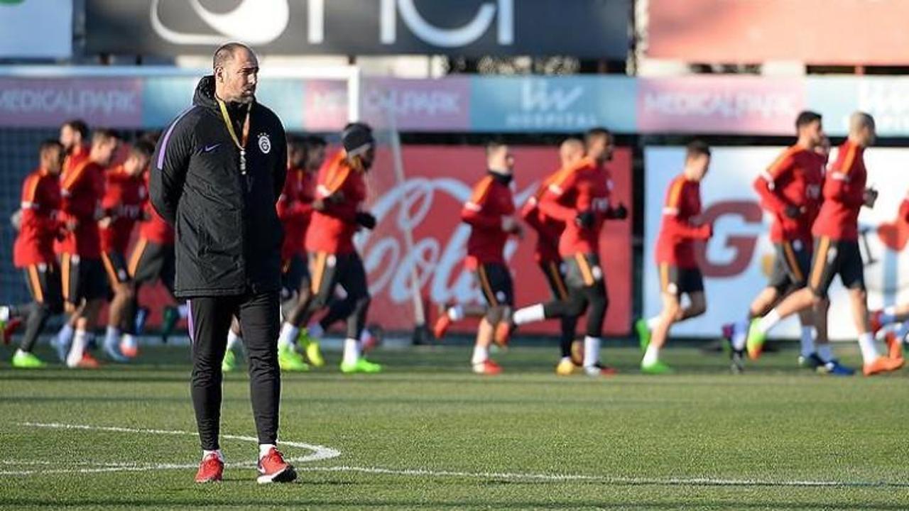 Galatasaray'da derbi mesaisi sürüyor