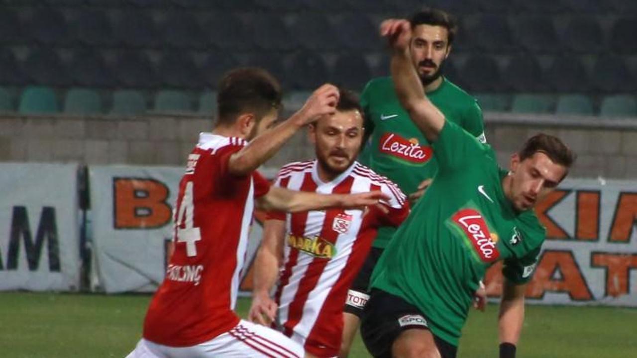 Gol düellosu Sivasspor'un