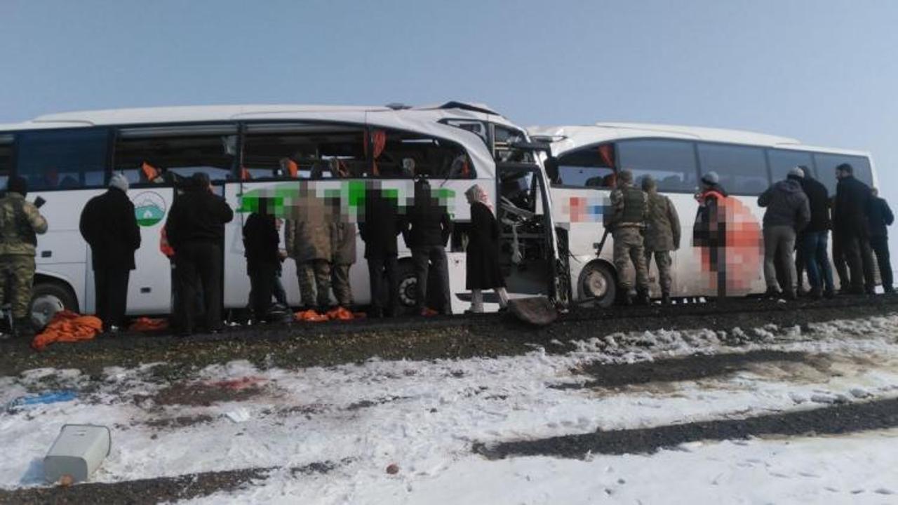 Iğdır'da otobüsler çarpıştı: 8 ölü, 20 yaralı