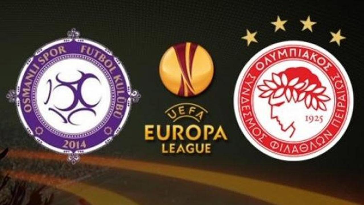 Osmanlıspor - Olympiakos maçını canlı izleme sayfası