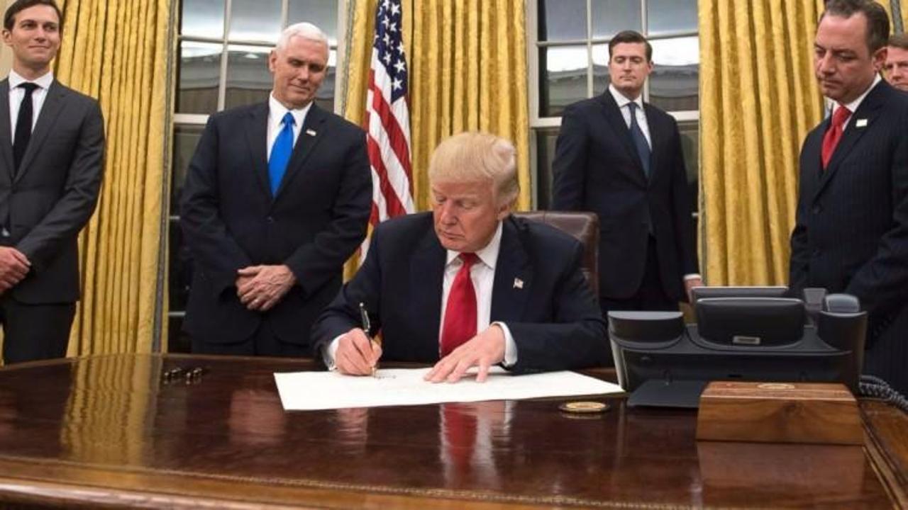 Trump tartışmalı projeyi imzaladı