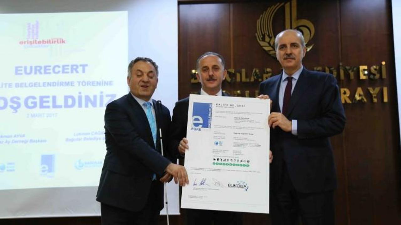 Bağcılar Engelliler Sarayı&rsquo;na b&uuml;y&uuml;k onur