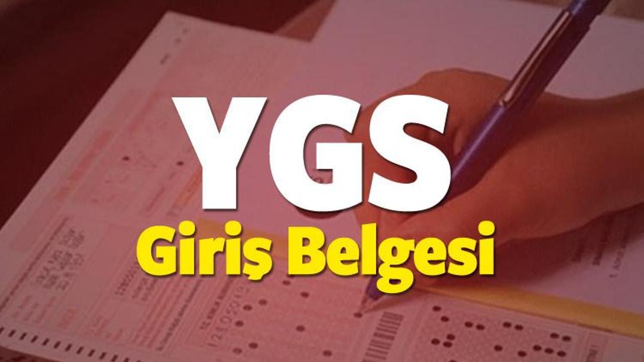 2017 YGS sınav giriş belgesi çıkartıp yazdırma ekranı