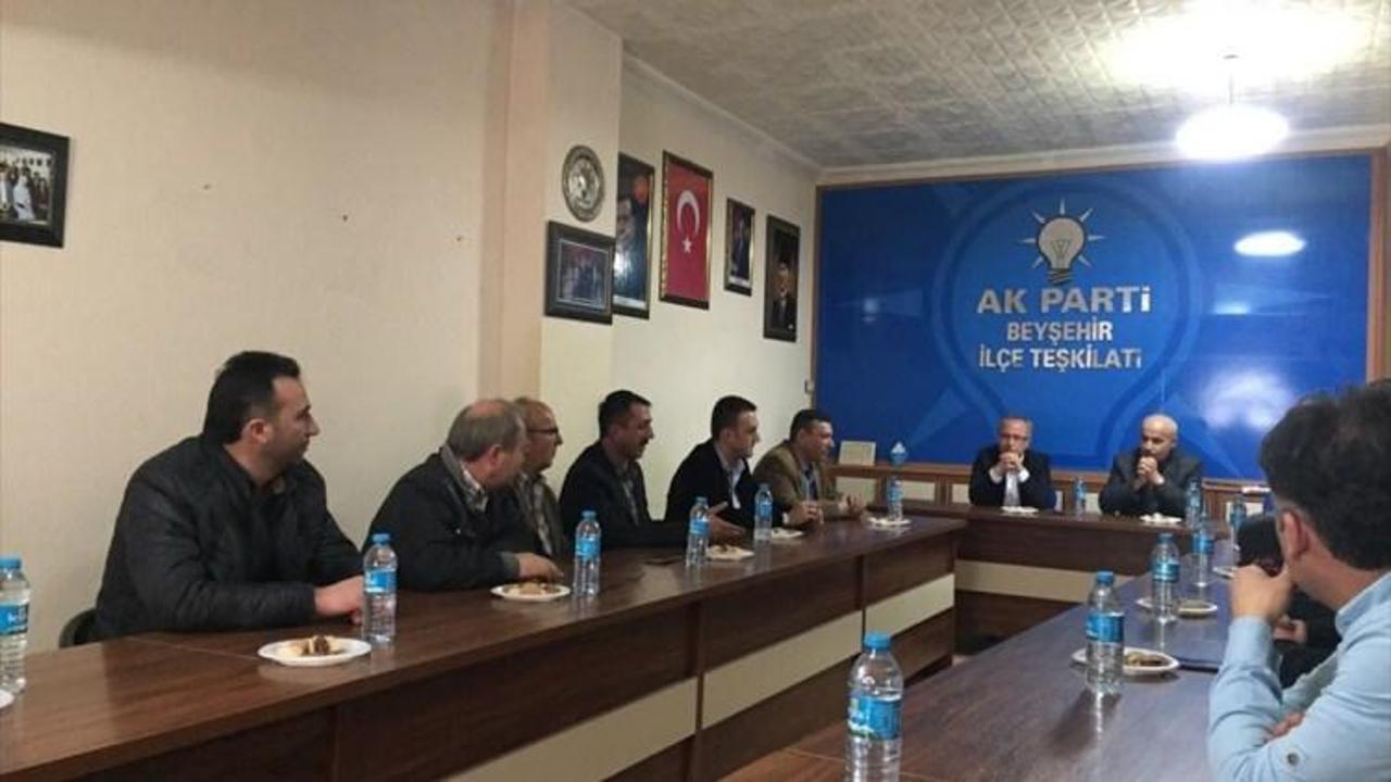 MHP İlçe Başkanı Duymuş'tan AK Parti İlçe Teşkilatını ziyaret