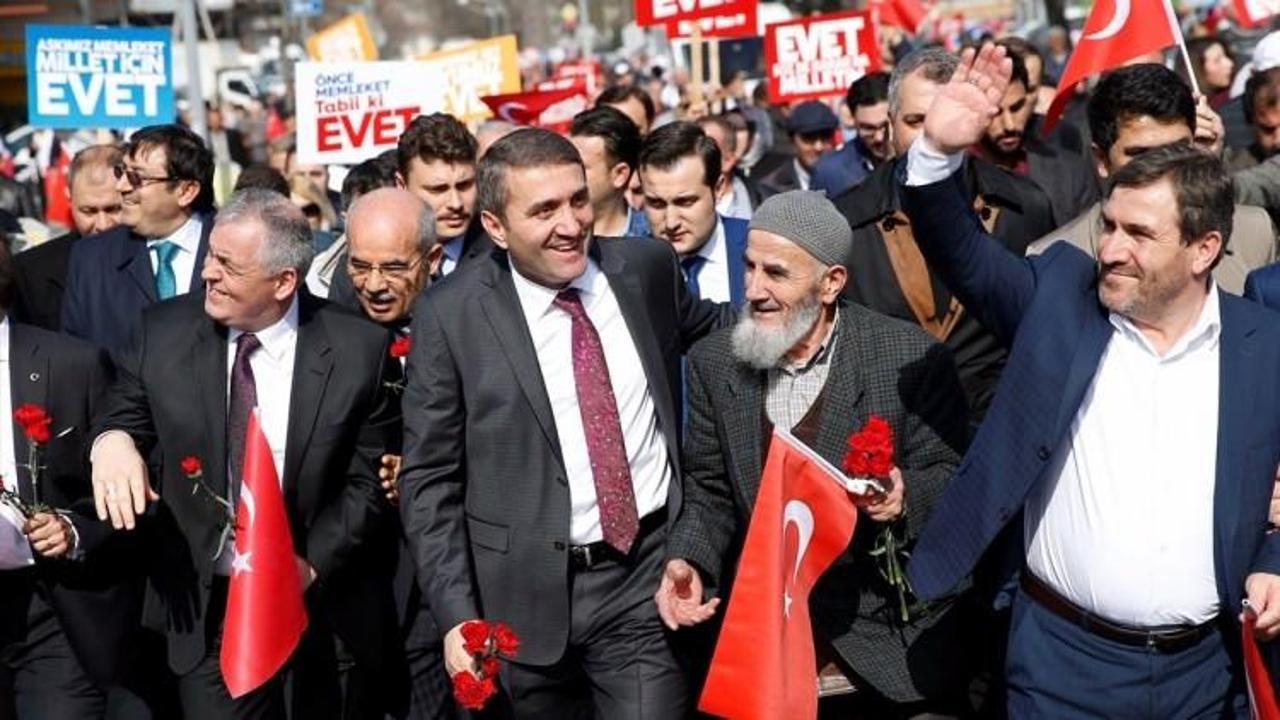 AK Parti'den İstanbul'da 'sevgi yürüyüşü'