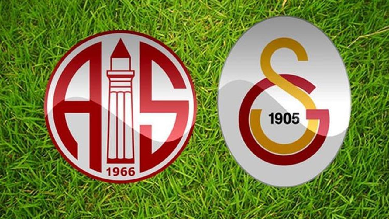 Antalyaspor Galatasaray ma&ccedil;ı tam saat ka&ccedil;ta? Canlı izle