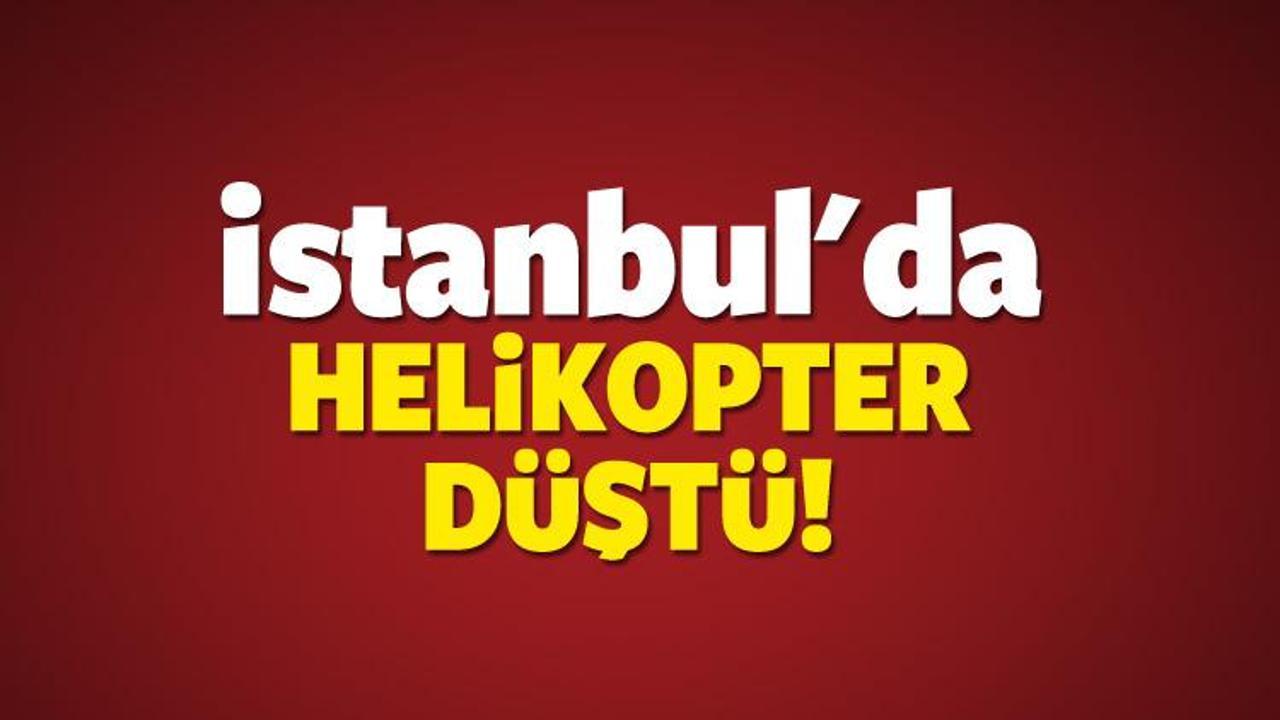 İstanbul'daki helikopter kazası patlama g&ouml;r&uuml;nt&uuml;leri!