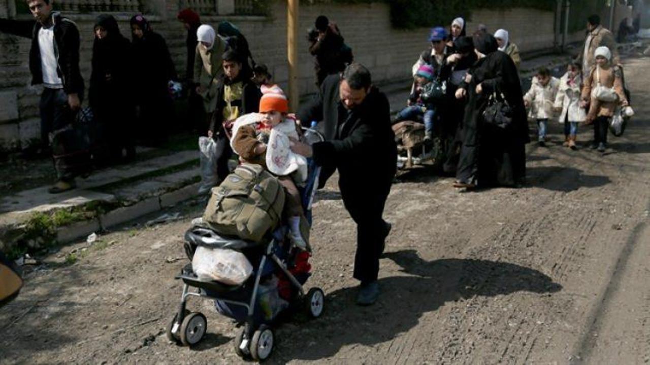 Musul'da &ccedil;atışmalardan ka&ccedil;ış s&uuml;r&uuml;yor