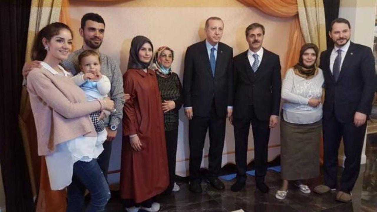 Cumhurbaşkanı Erdoğan evinde ziyaret etti