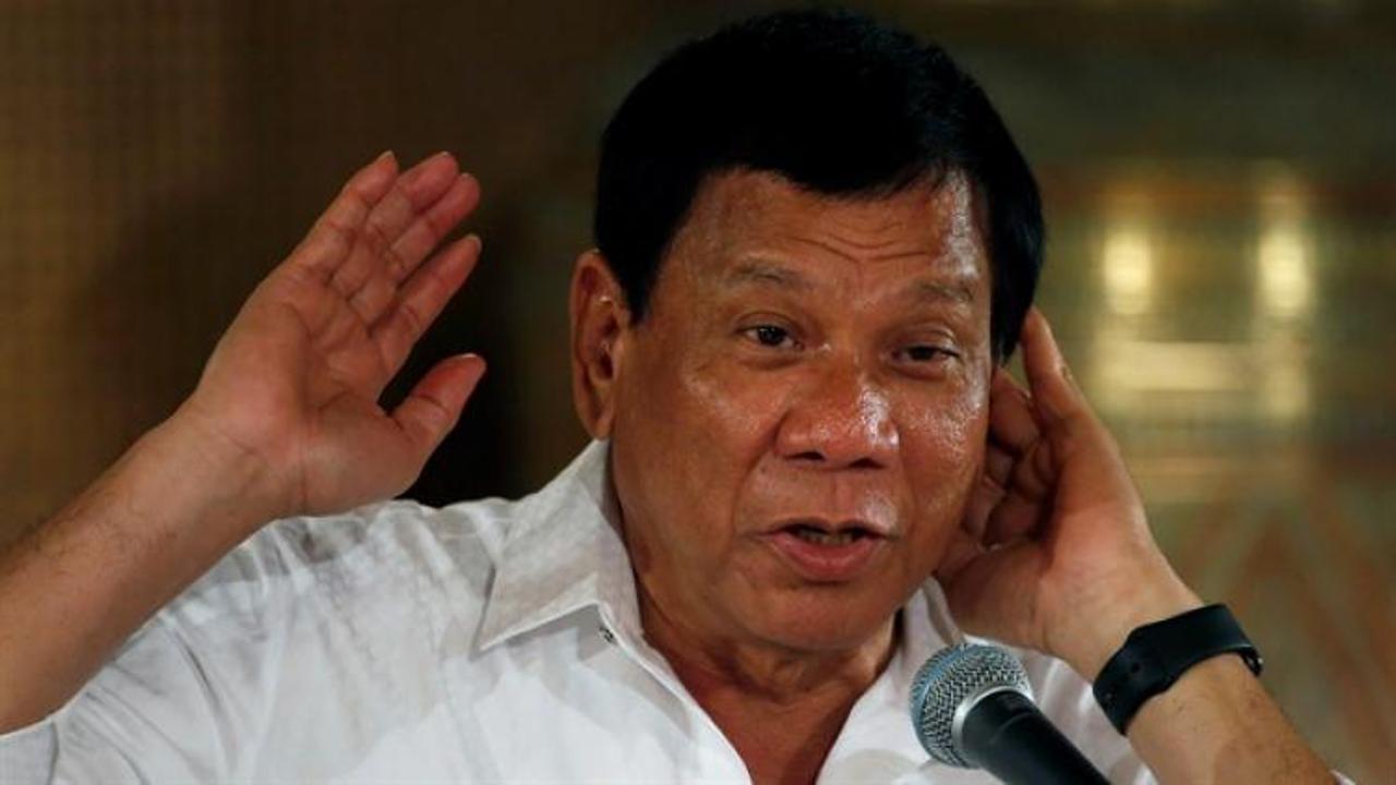 Duterte: Uluslararası davadan korkmuyorum