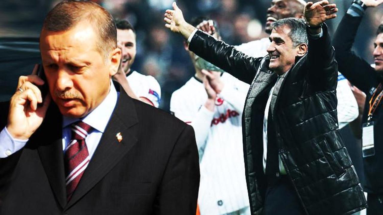 Erdoğan'dan Şenol Güneş'e 'Size kupa yakışır...'
