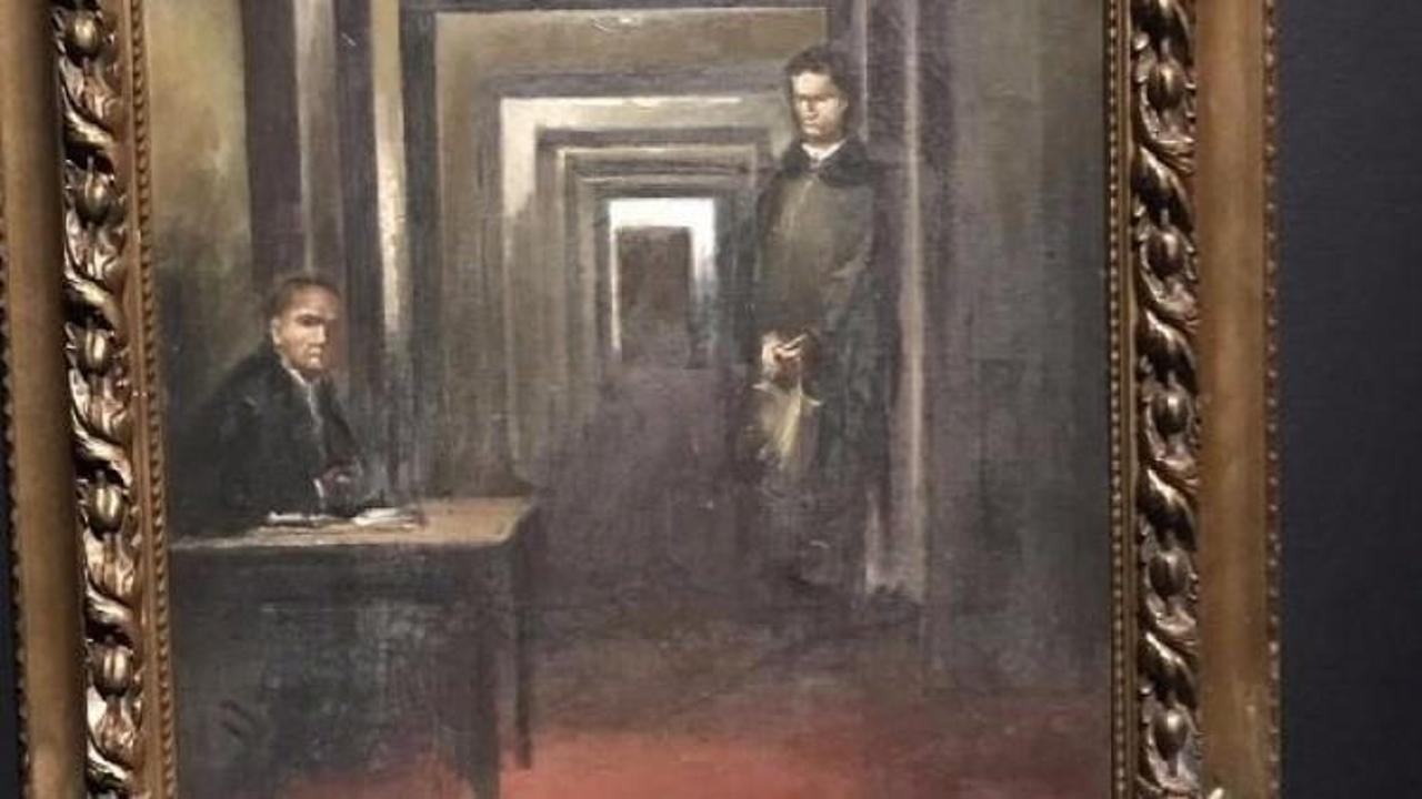 Hitler’in yaptığı bir tablo ilk kez sergilendi