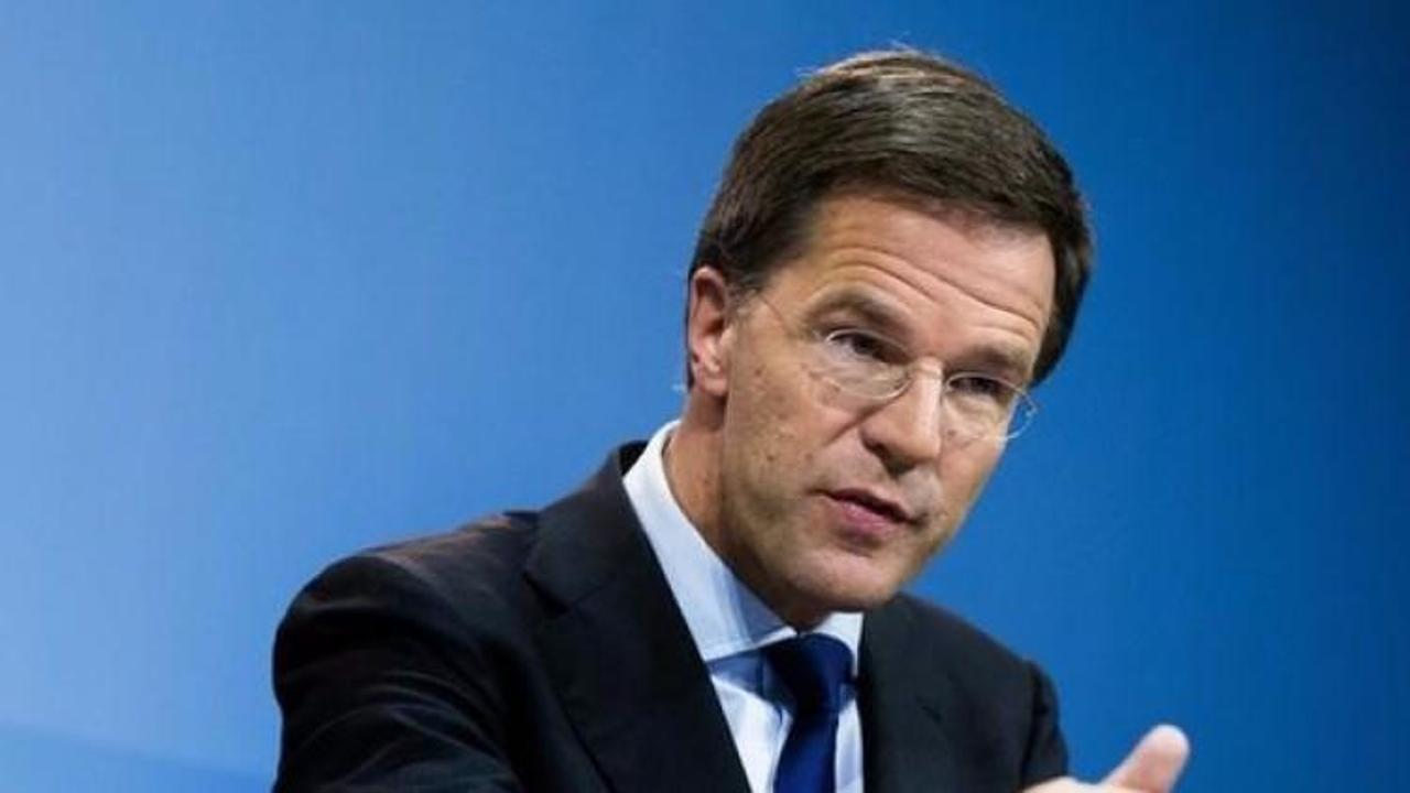 Hollanda Başbakanı Rutte'den küstah çıkış!