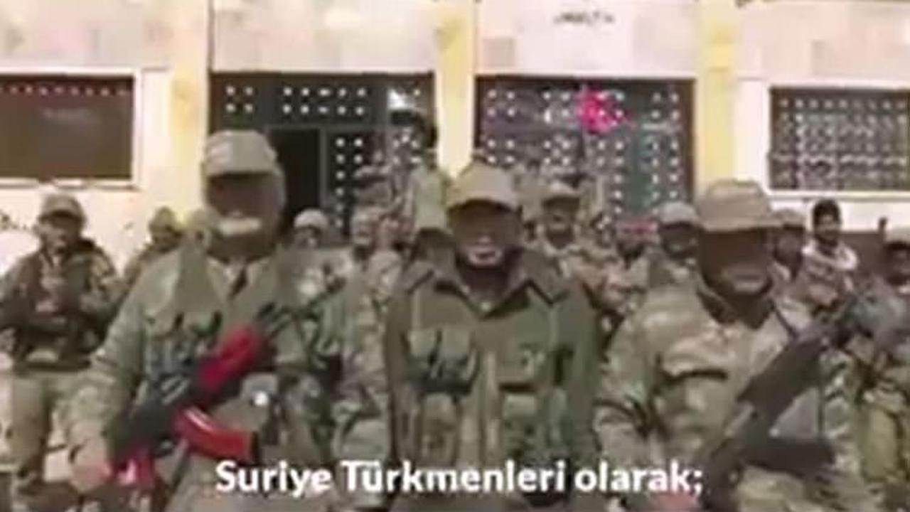 Suriye Türkmenlerinden Hollanda'ya tepki