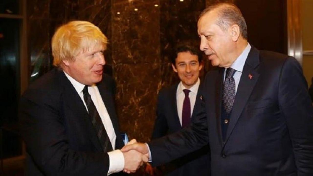 Cumhurbaşkanı Erdoğan Johnson'ı kabul etti