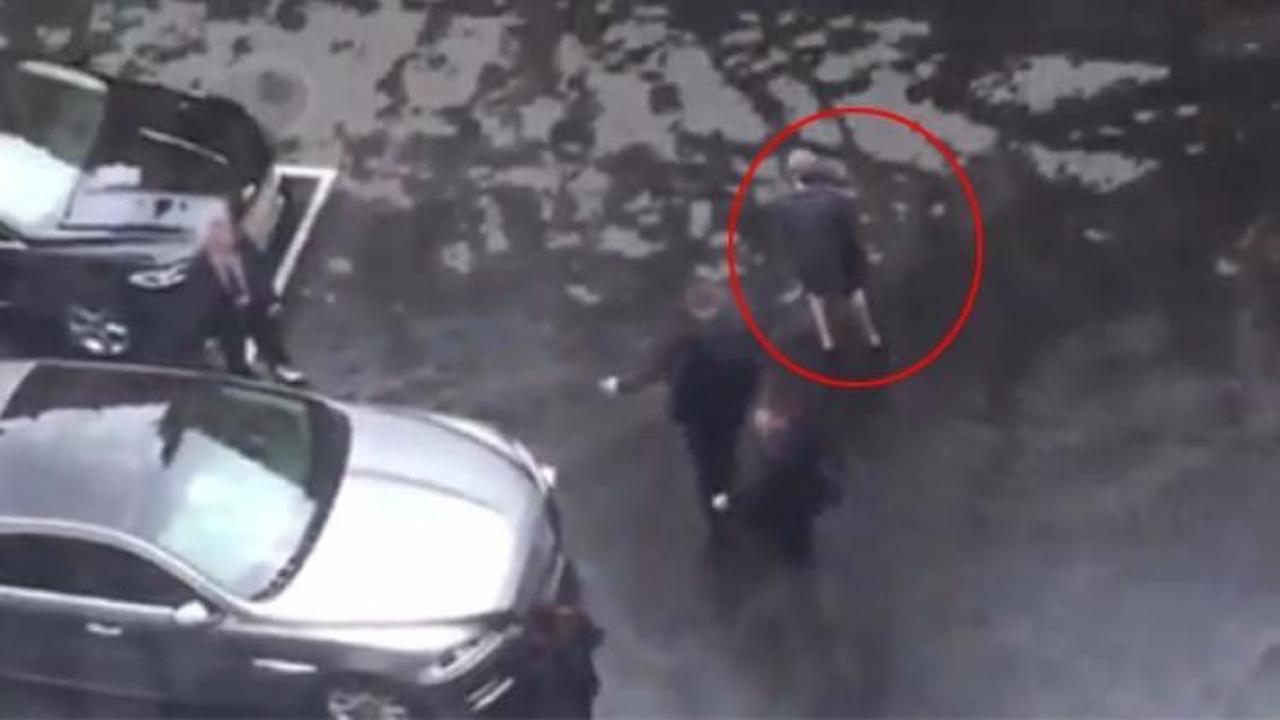 İngiltere Başbakanı May'in kaçış anı!