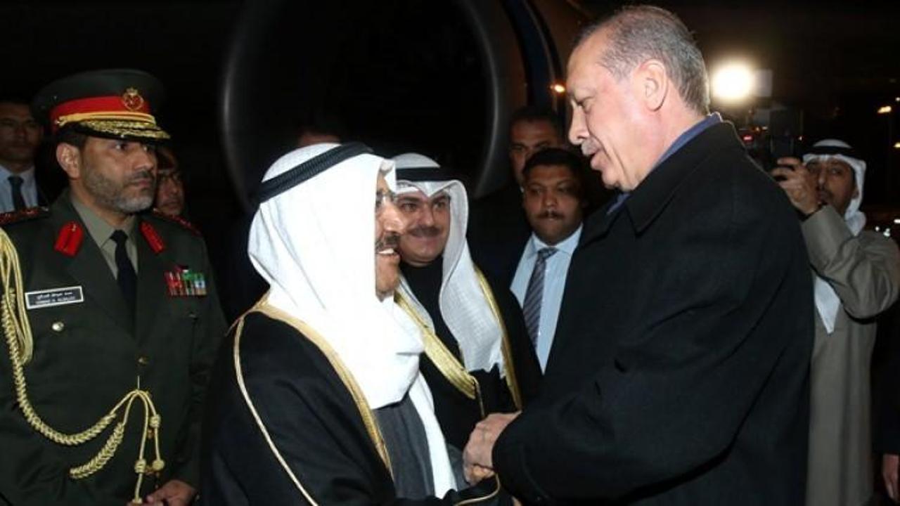 Erdoğan bizzat karşıladı! Kuveyt emiri Ankara'da