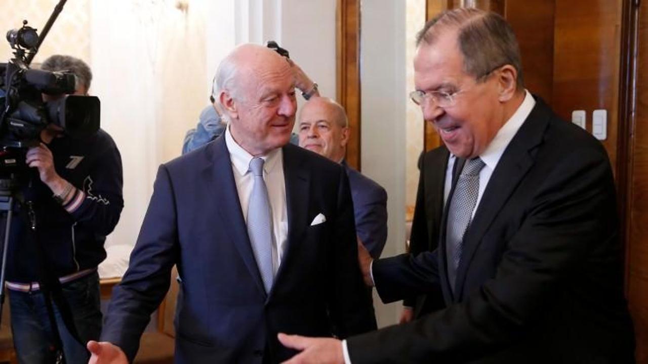 Lavrov ve Mistura'dan kritik görüşme