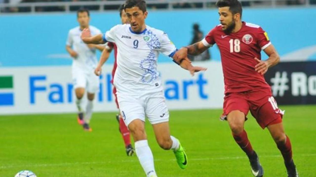 Özbekistan, Katar'ı tek golle geçti