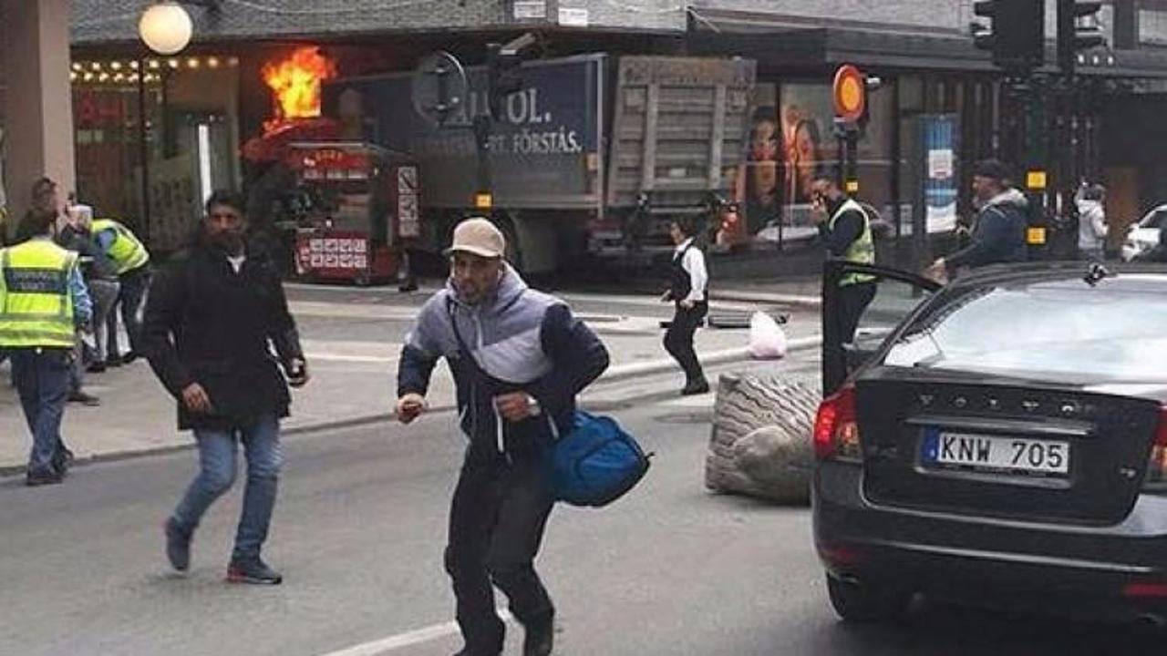 İsveç'te kamyonlu terör saldırısı