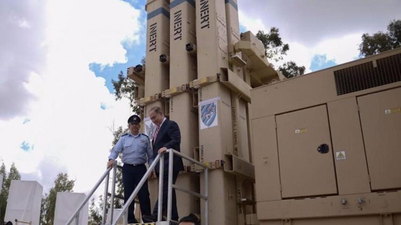 Netanyahu bizzat tanıttı! 'Davut Sapanı'