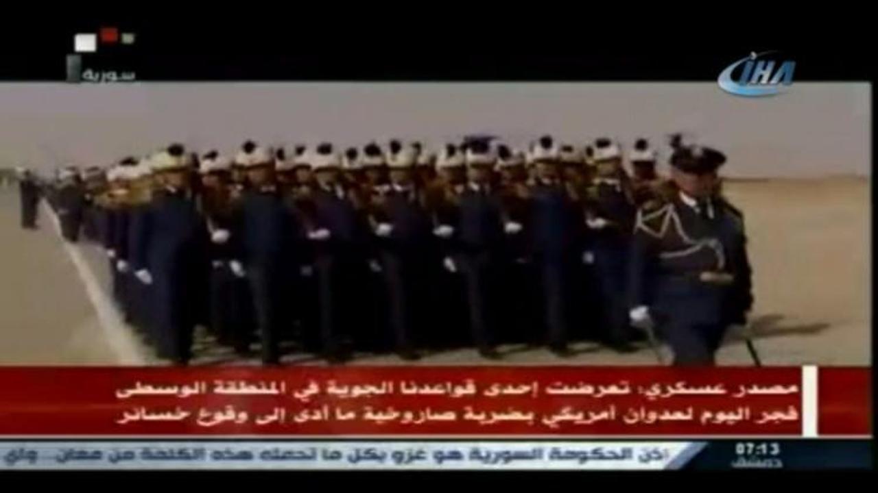 Suriye Devlet Televizyonu askeri klip yayınladı