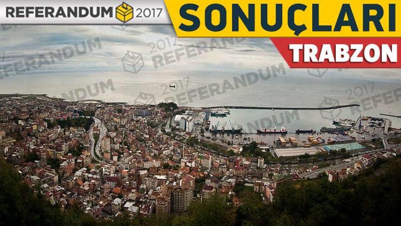 Trabzon 16 Nisan referandum seçim sonuçlar! Kesin sonuçları öğren