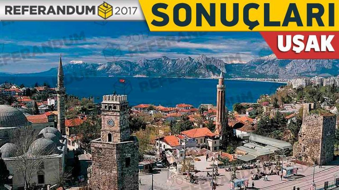 16 Nisan Uşak seçim sonuçları? Evet mi önce hayır mı önde?