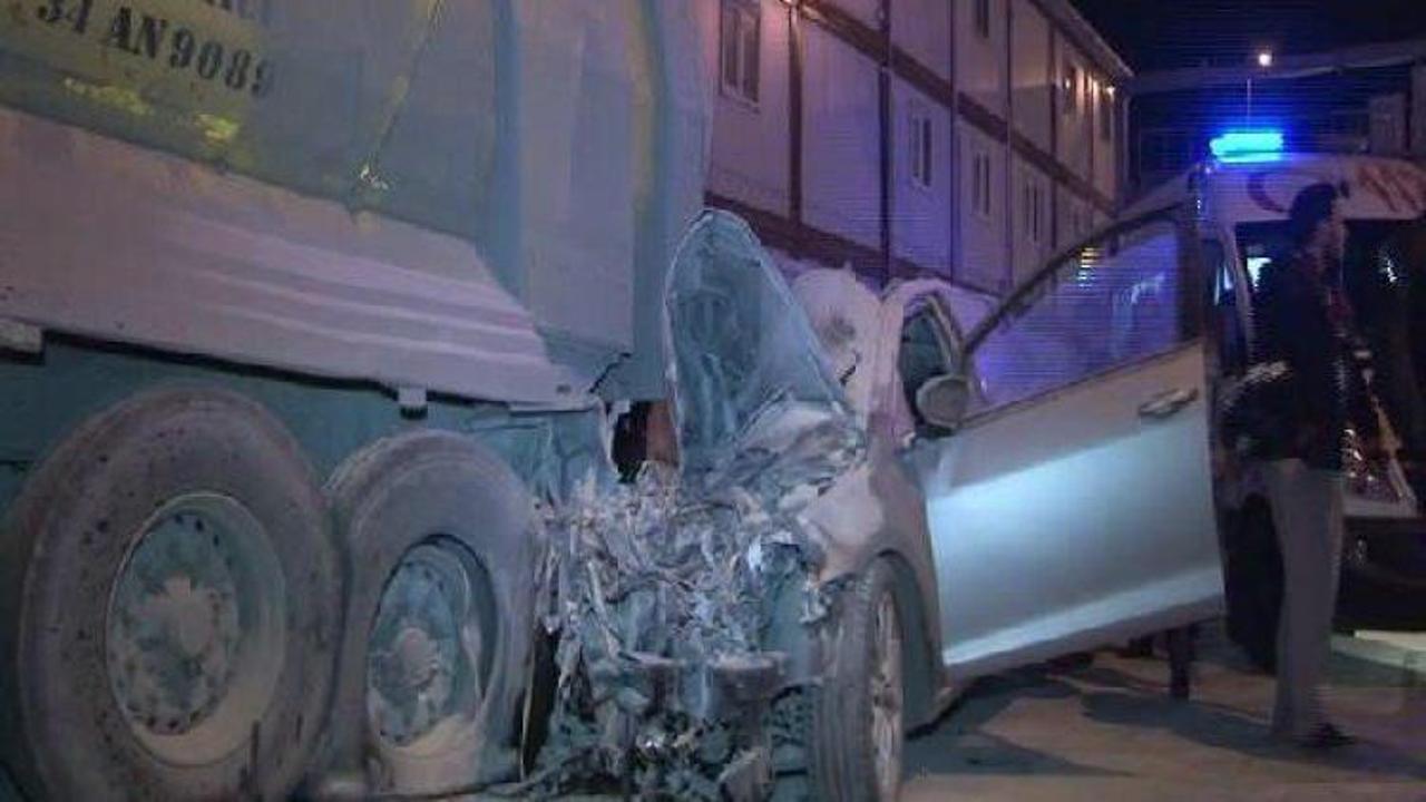Beyoğlu'nda feci kaza: 1 ölü, 1 yaralı