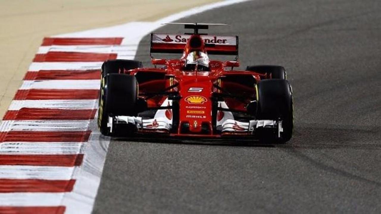 Bahreyn'de zafer Vettel'in oldu!