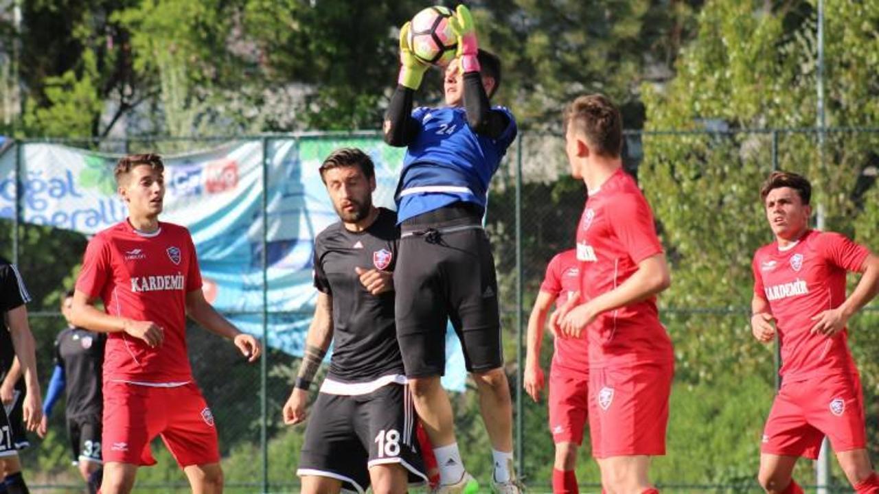 Karabükspor’dan 7 gollü hazırlık maçı 