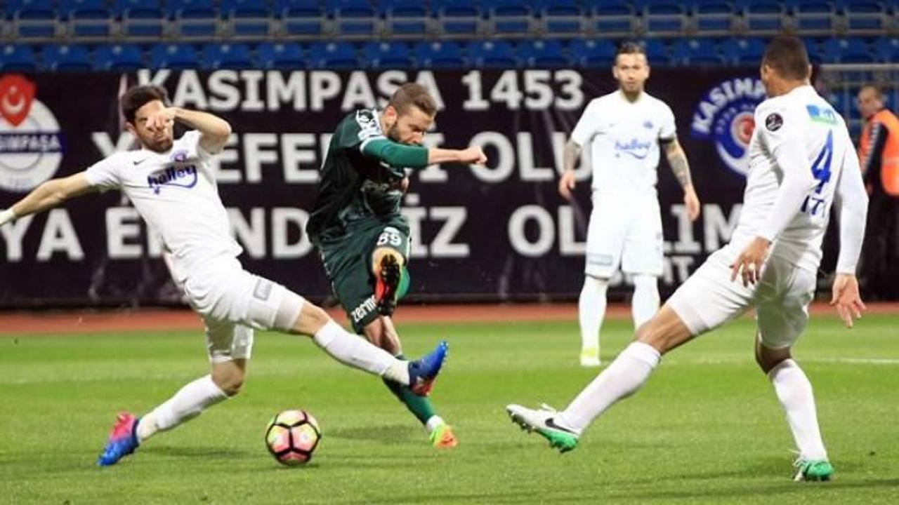 Kasımpaşa'da puanlar paylaşıldı