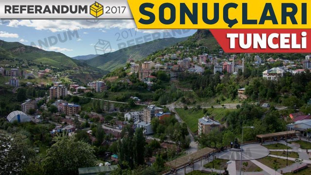 Tunceli 16 Nisan seçim sonuçları! Evet mi Hayır mı kazandı?
